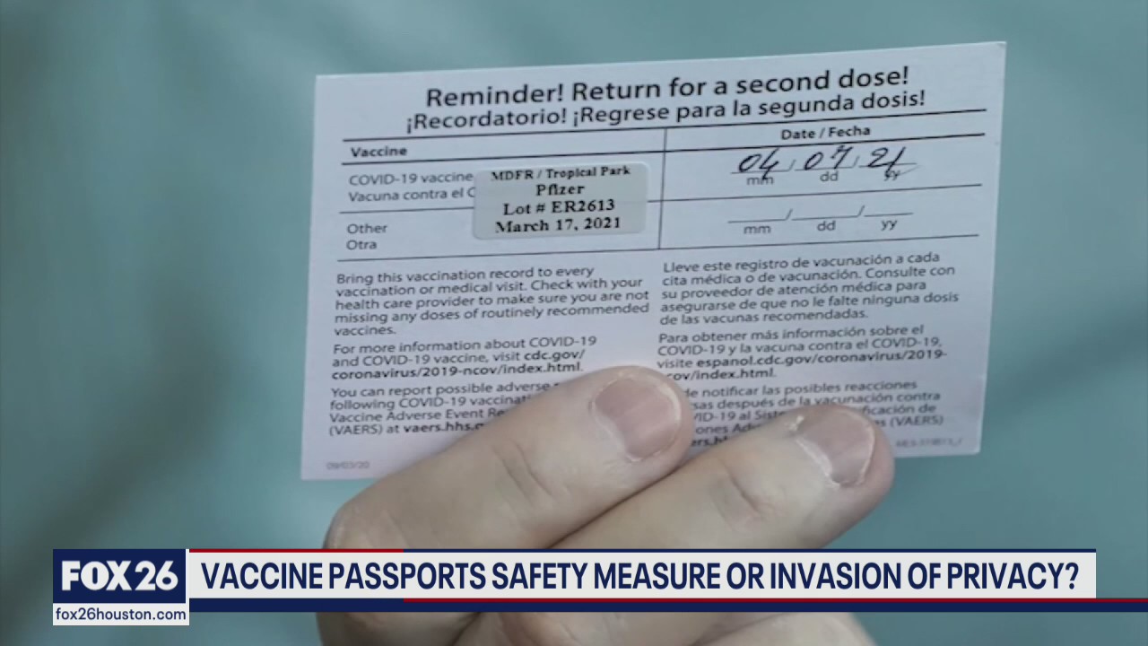 Vaccine passports