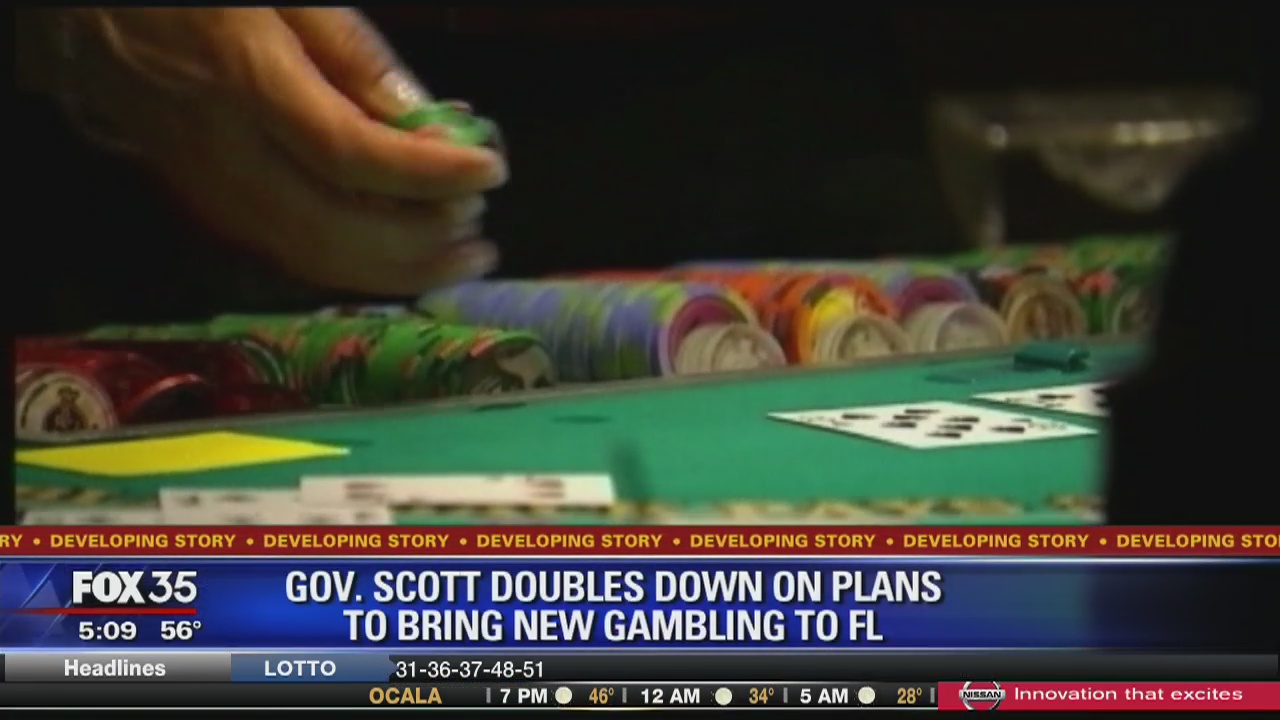 Governor Scott doubles down on gambling deal