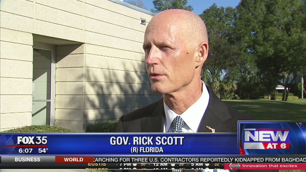 Governor Scott speak on hospital price gouging