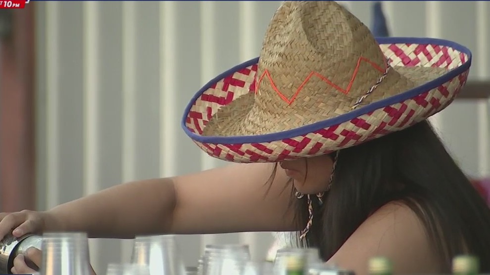 Houstonians celebrating Cinco de Mayo