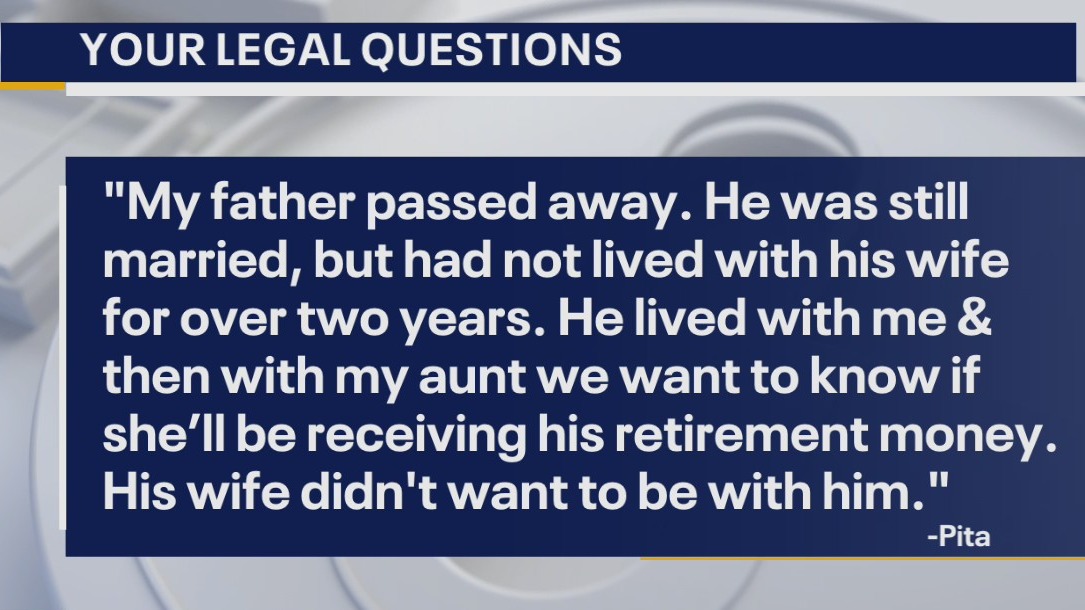 Your Legal Questions: Retirement funds