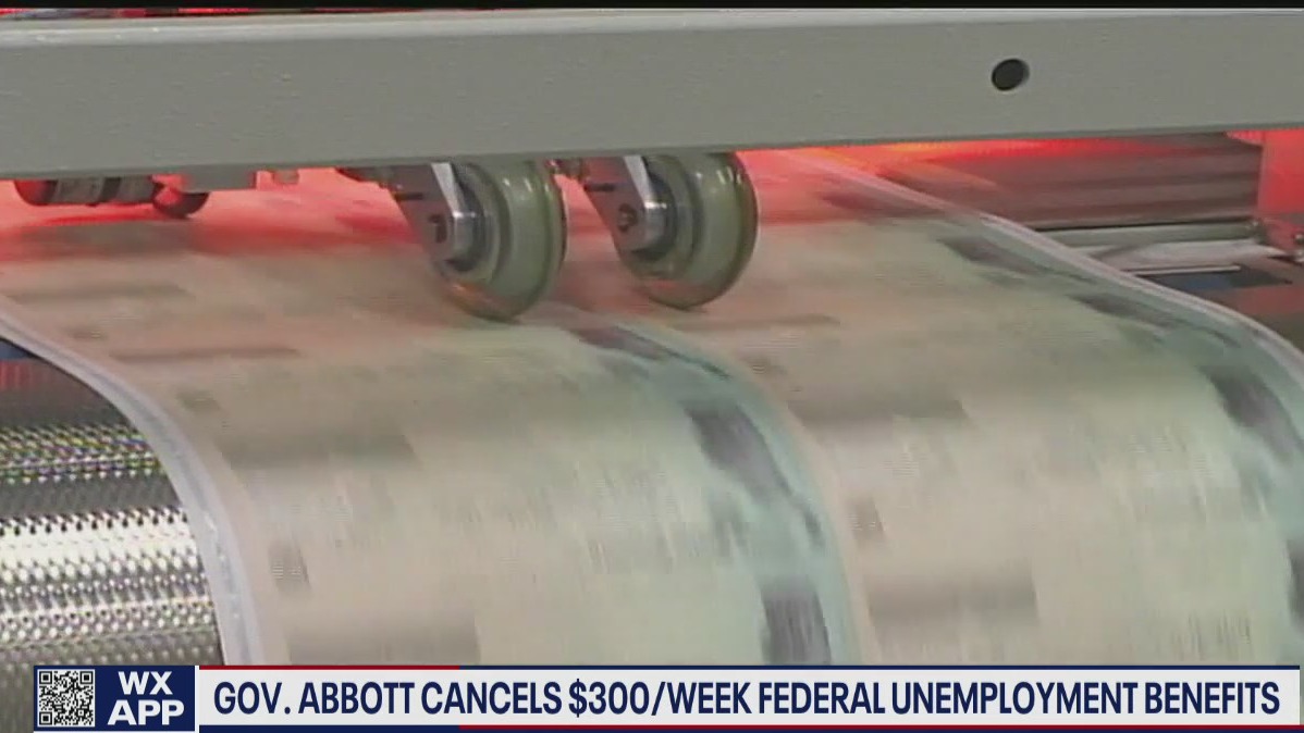 Gov. Abbott Cancels $300 per week federal unemployment benefit
