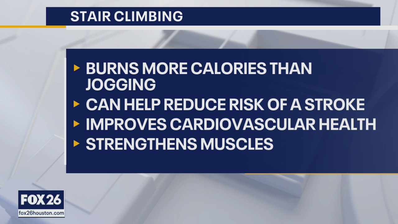 Heart health benefits of taking the stairs