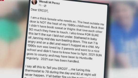 Houston mother fires off stern, yet funny Facebook post to ERCOT amid conservation tips