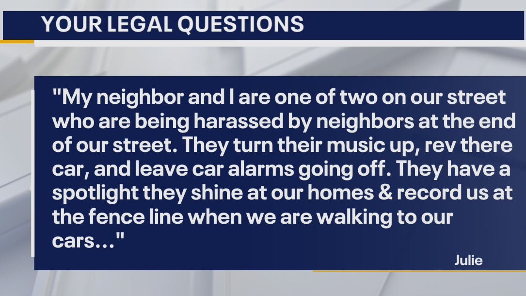 Your Legal Questions: Manufacturer defect; harassed by neighbors