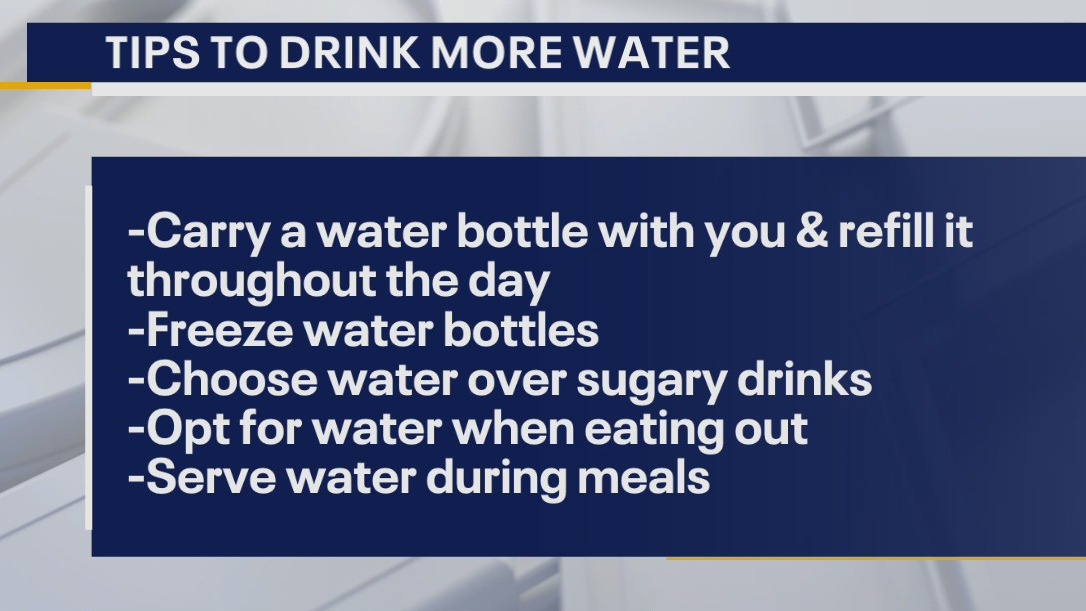 Tips to stay hydrated and drink more water