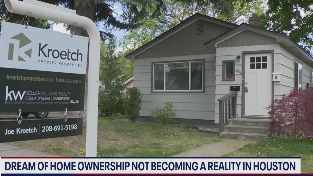 Dream of home ownership not becoming a reality for many
