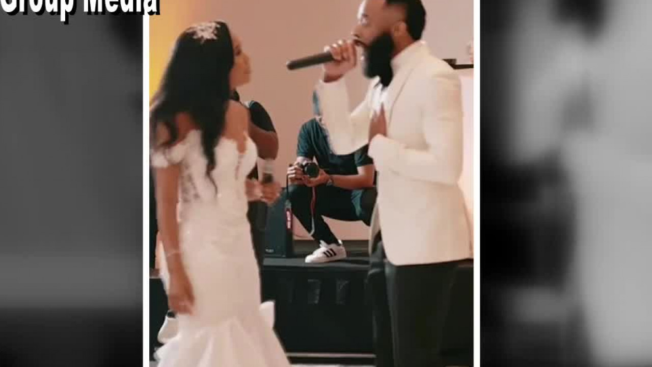 Houston wedding couple freestyle, go viral