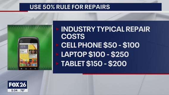 Repairing electronic devices can save the cost of replacing them