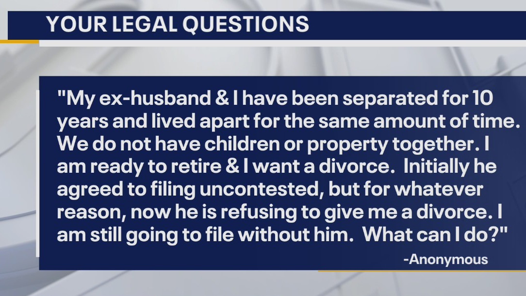 Your Legal Questions: Repairs; hit by stolen car; divorce