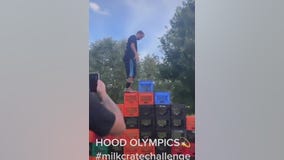 Doctor warns 'milk crate challenge' could cause serious injuries