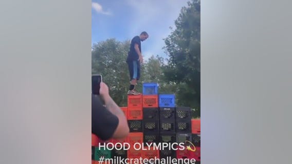 Doctor warns 'milk crate challenge' could cause serious injuries