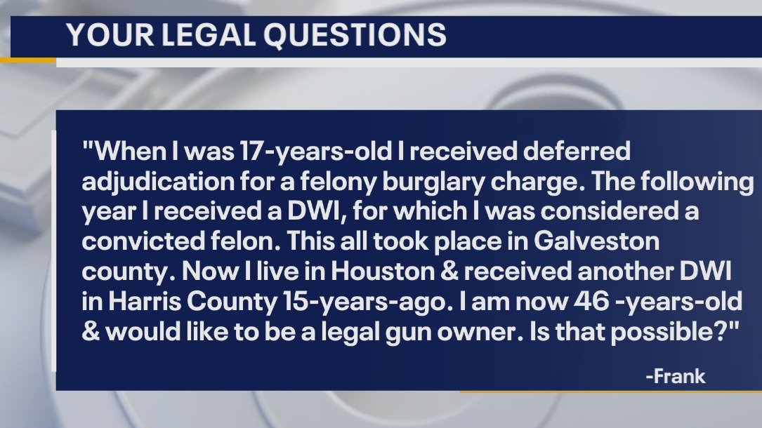 Your Legal Questions: Changing court dates; gun ownership; gendered bathrooms