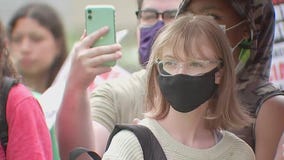 Students protest in support of Abortion rights