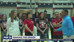 Dawson High School volleyball player is Making the Grade