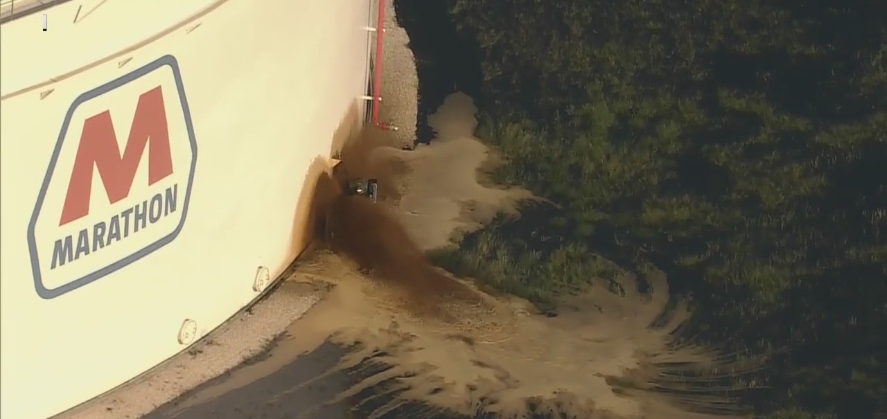 Marathon Petroleum says crude oil release contained on-site at Galveston Bay refinery