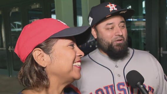 Astros fans attending ALCS Game 3 watch party at Minute Maid Park