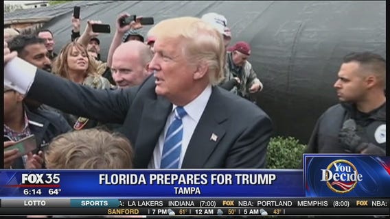 Florida prepares for Trump visit