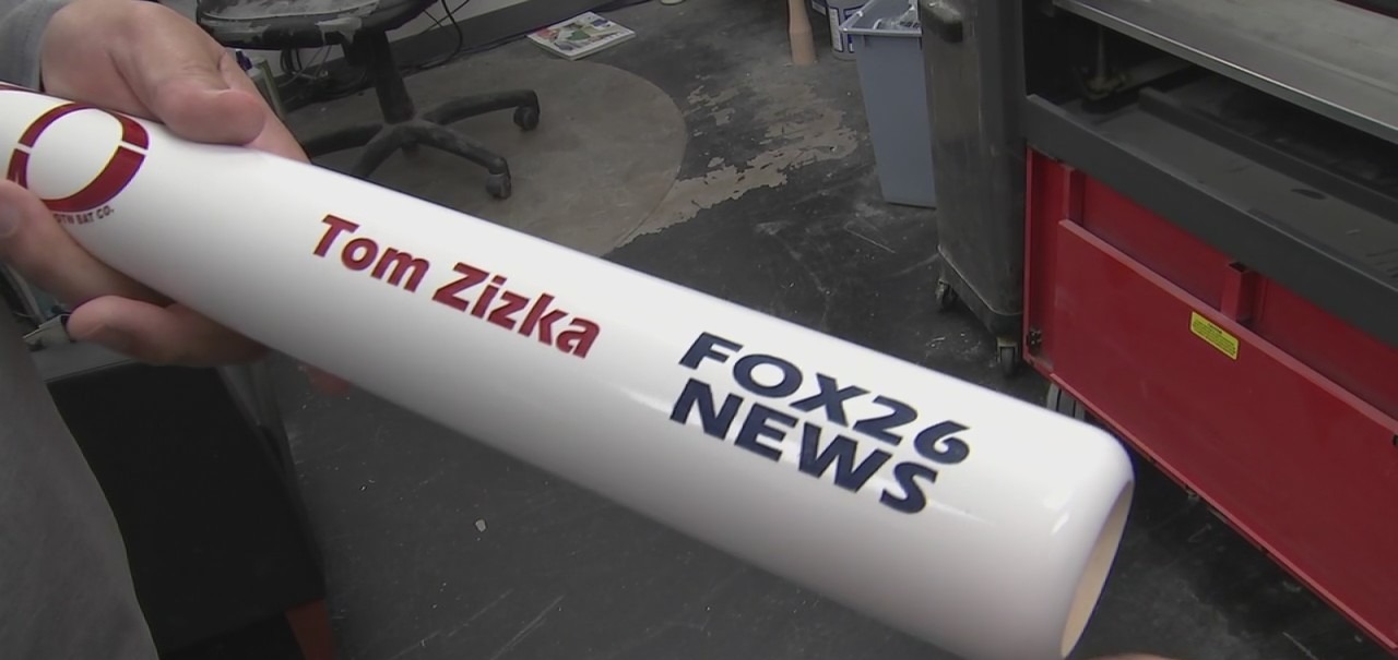 Houston company making custom bats, hoping will help power the Astros to win World Series