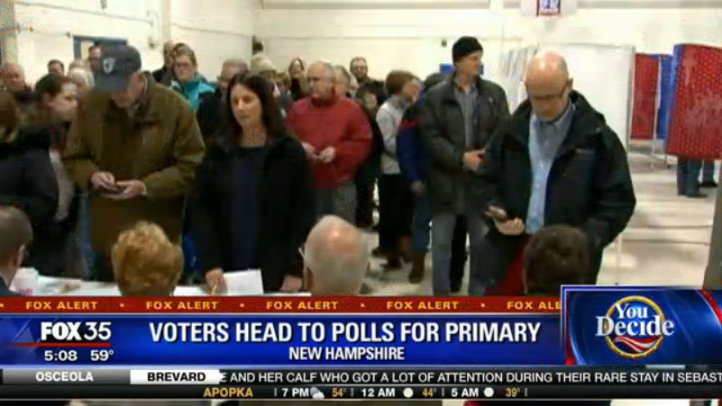 Voters in New Hampshire head to the polls