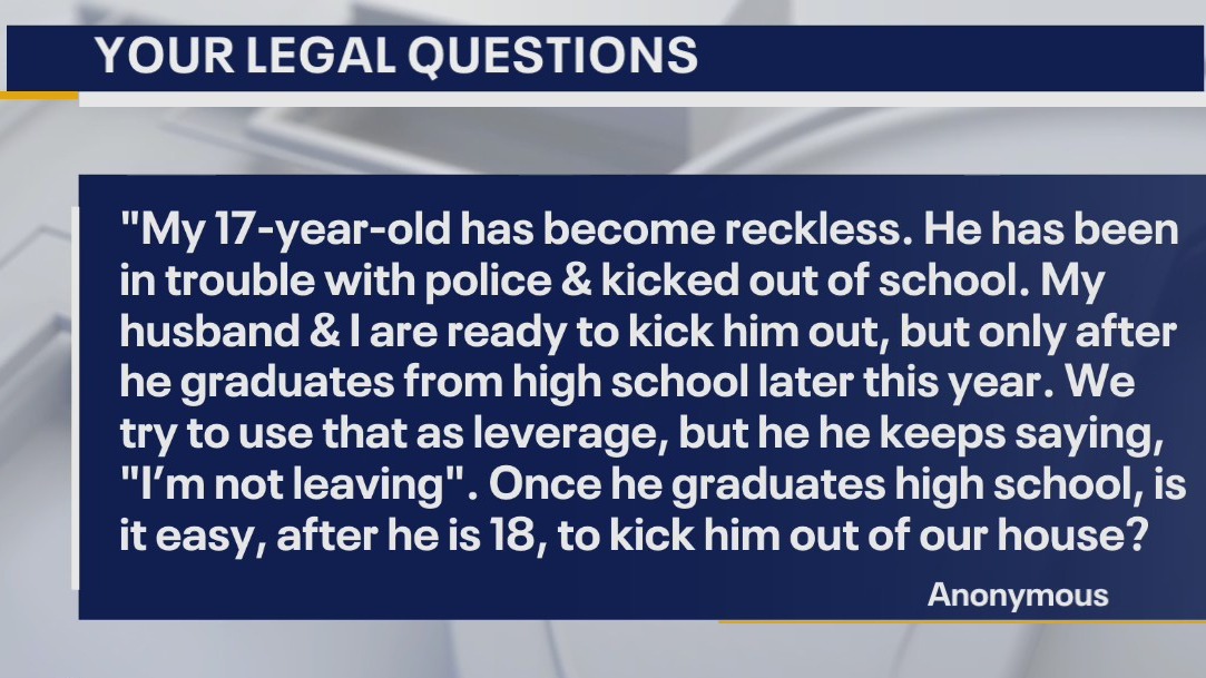 Your Legal Questions: Life insurance; evicting son