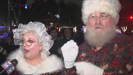 FOX 26 catches up with Santa and Mrs. Claus
