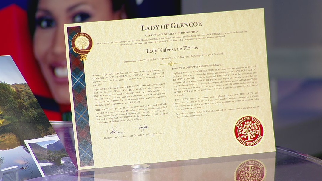 Santa's Sidekick: Plot of land in Scotland