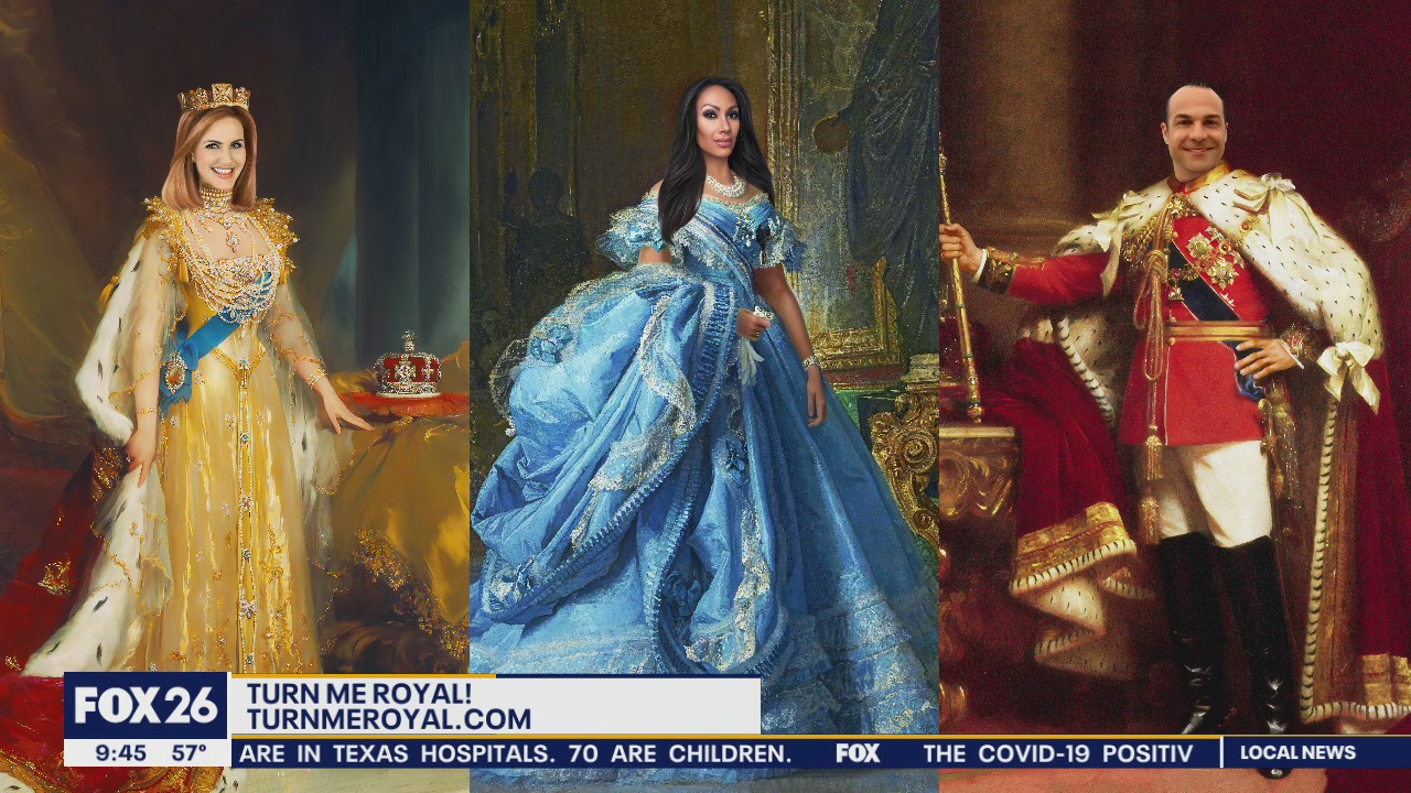 Santa's Sidekick: Turn Me Royal renaissance portrait