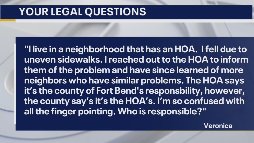 Your Legal Questions: Sidewalk responsibility; child support; unemployment