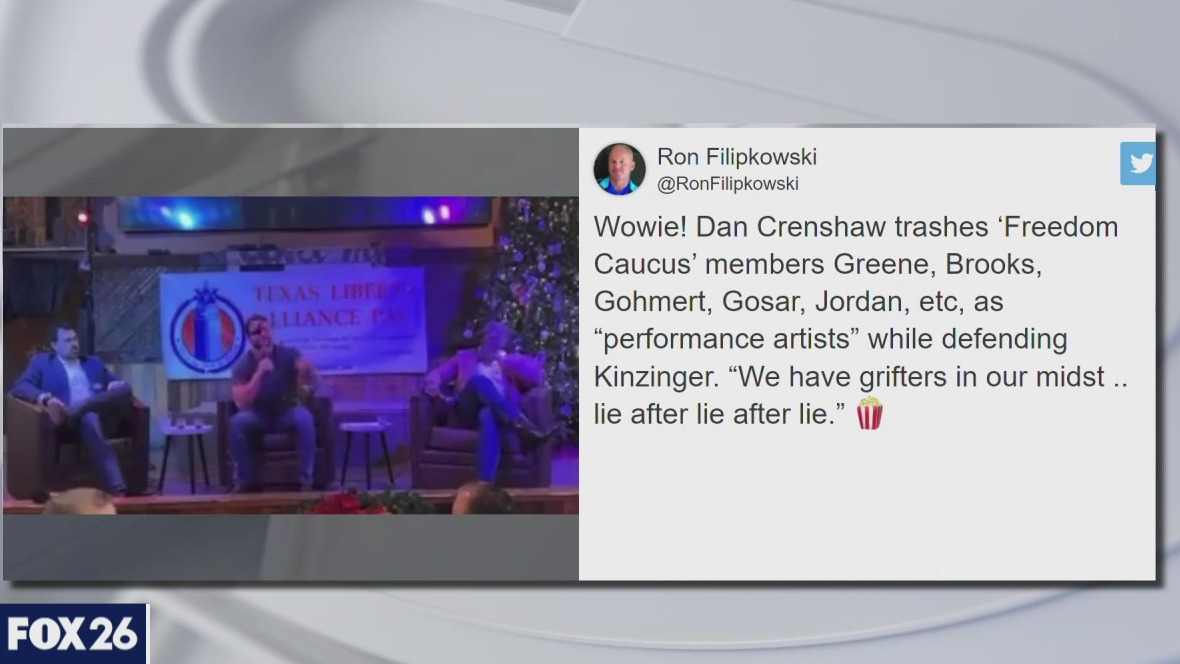 Congressman Crenshaw causes a commotion