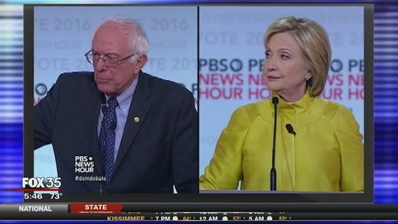 Gloves come off during Democratic debate