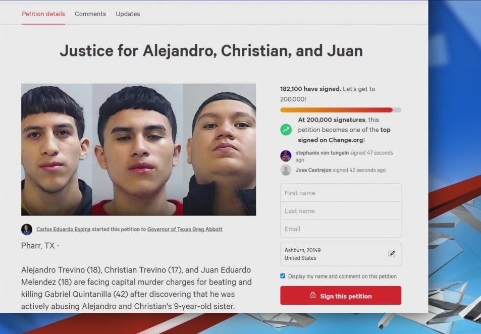 Online petition pushing for Texas teen's release after beating stepfather to death for alleged child abuse