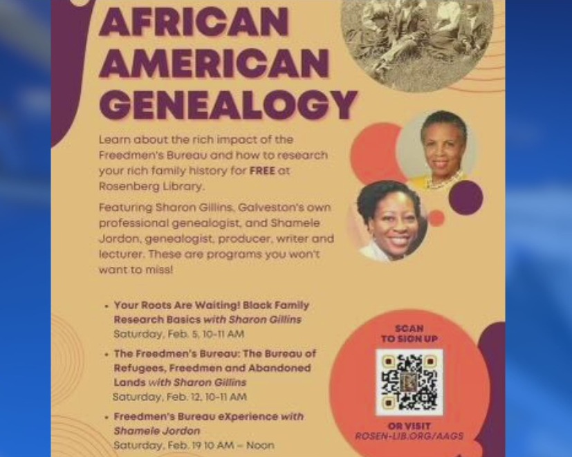 Rosenberg Library offering free genealogy research for Black History Month