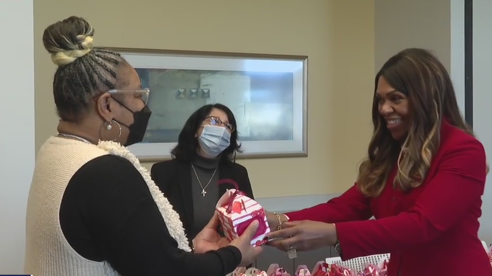 Sharing the love on Valentine's Day