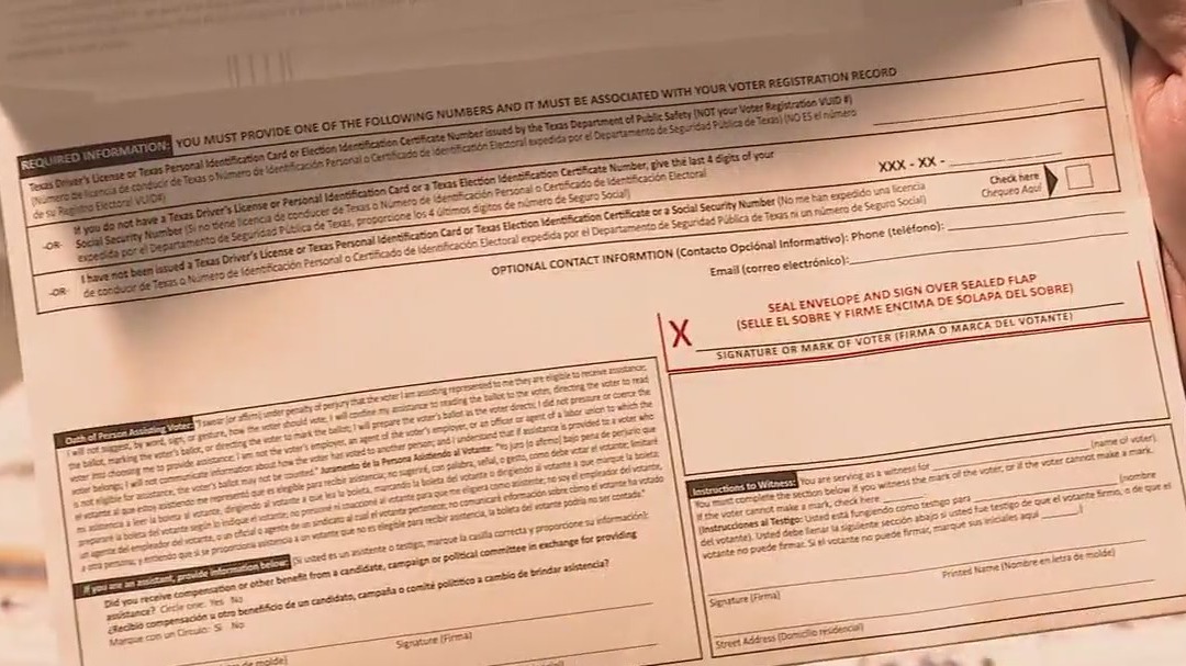 Voting by mail-in-ballot proving hard for many Texans