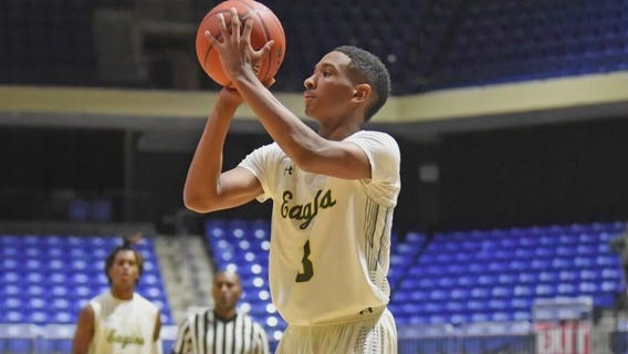 Xavier Scott from Cy-Falls High School excels both on and off the court