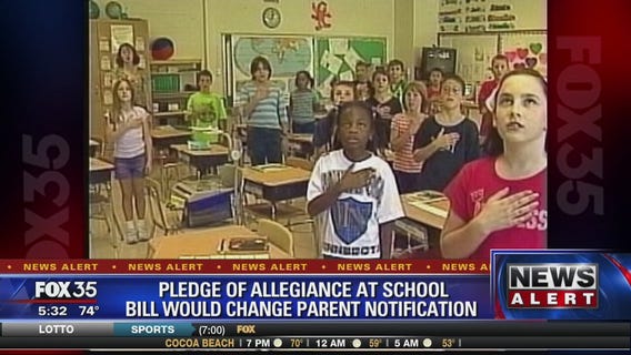 Lawmakers look at Pledge of Allegiance change