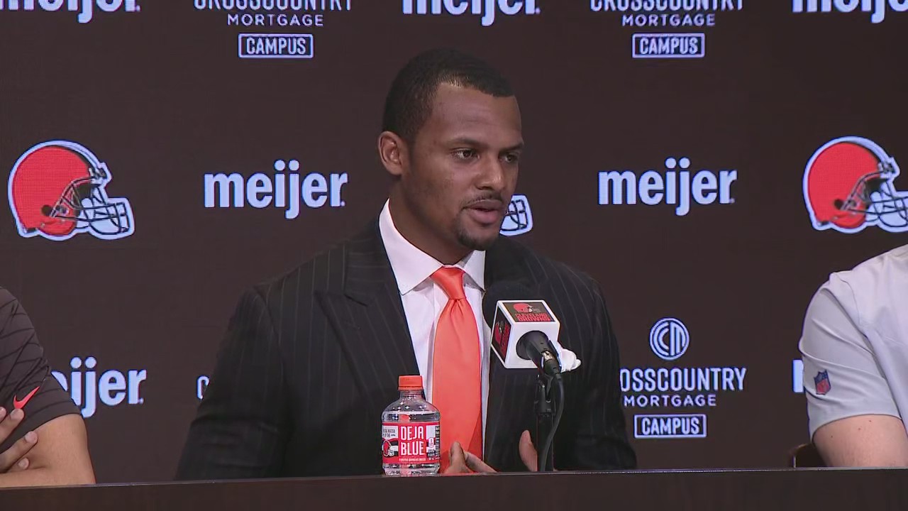 Deshaun Watson answers questions regarding the sexual misconduct allegations