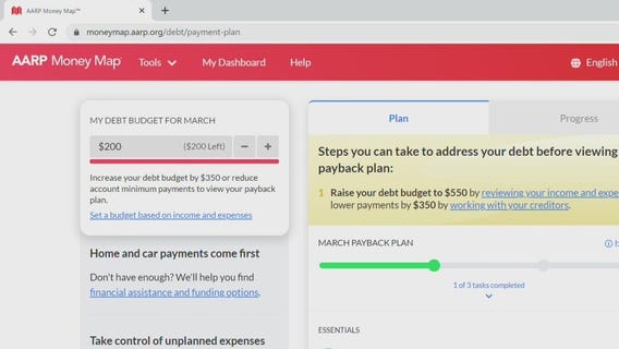 AARP Money Map offers ways (not just for senior citizens) to navigate budgets, bills, and debt