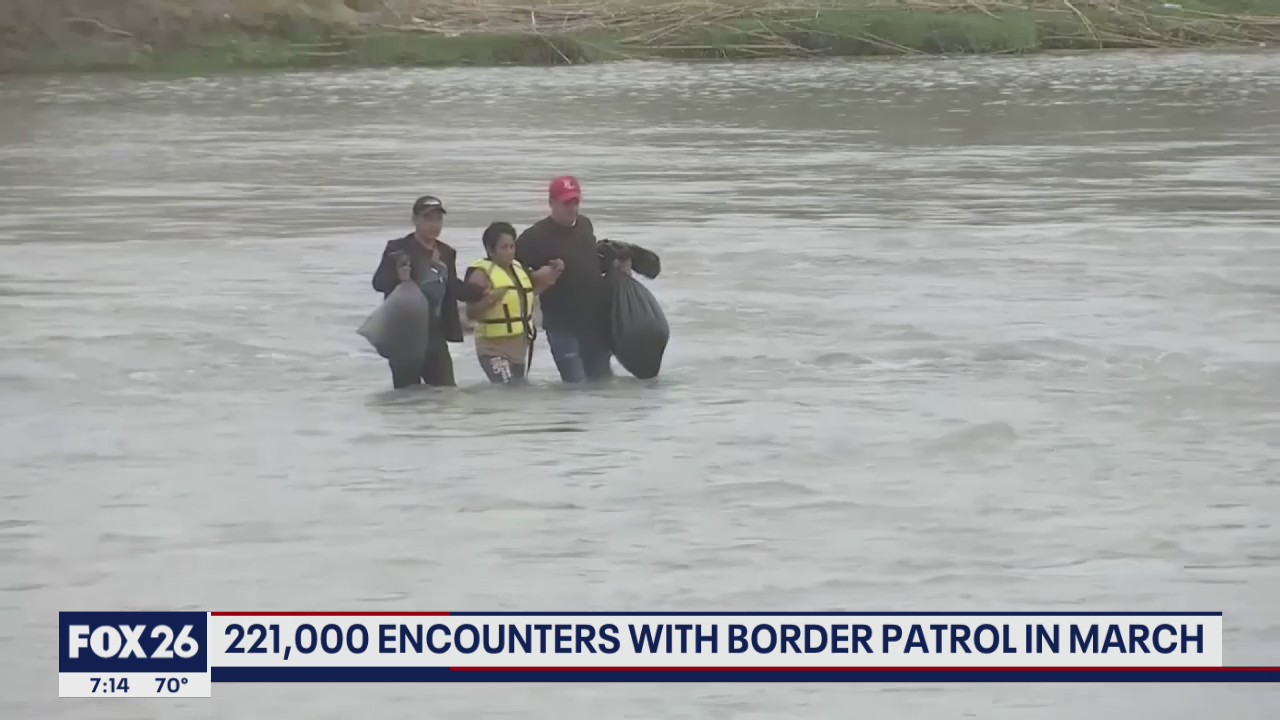 221,000 Encounters With Border Patrol In March