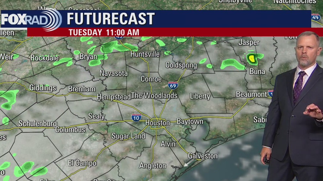 Tuesday morning weather forecast
