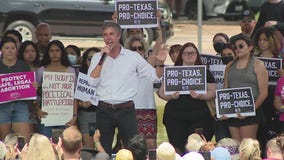 Beto O'Rourke speaks at Houston Rally for Abortion Rights in Texas