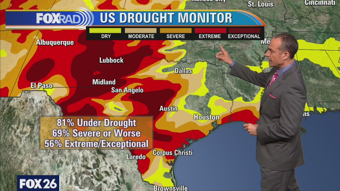 Drought conditions take over Texas