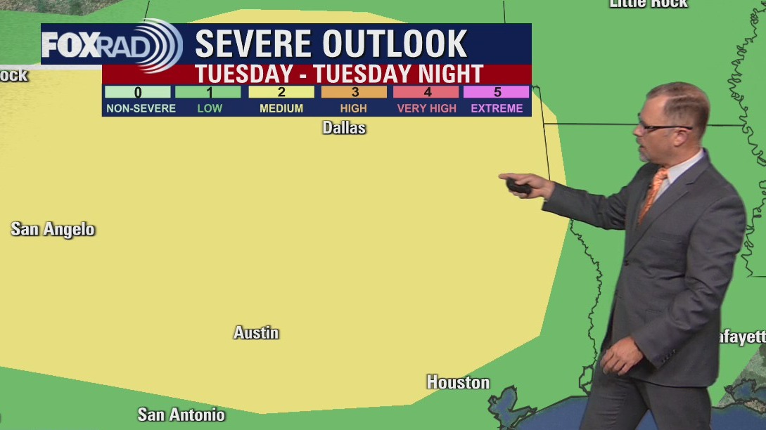 Stormy weather and showers on the way