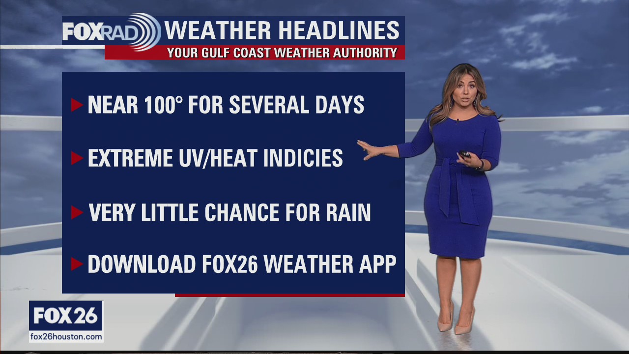 Extreme heat taking over southeast Texas