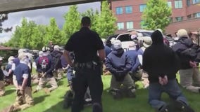 Idaho police arrest dozens on suspicion of conspiracy to riot at gay pride event
