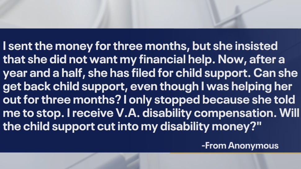 Your Legal Questions: Parental rights; child support and disability; creating an estate