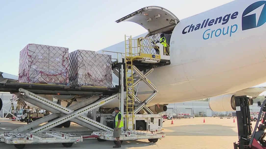 Nursing mothers breathe sigh of relief after cargo full of baby formula touches down at Bush IAH