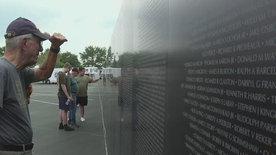 Vietnam Veterans Memorial Wall replica visits Texas