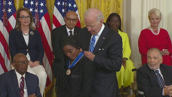 Watch: Simone Biles receives Presidential Medal of Freedom